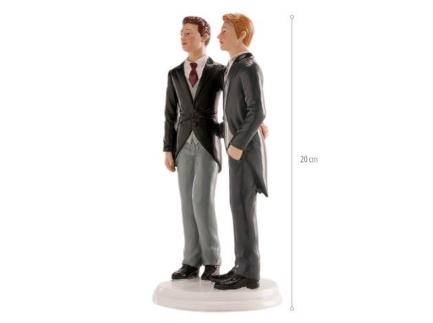 DEKORA PAREJA DE BODA GAY