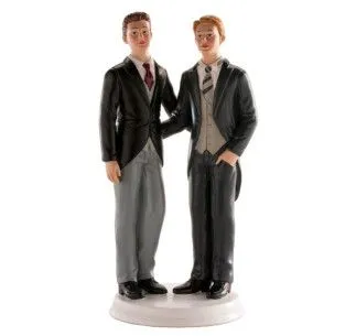 DEKORA PAREJA DE BODA GAY