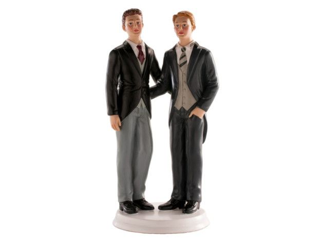 DEKORA PAREJA DE BODA GAY