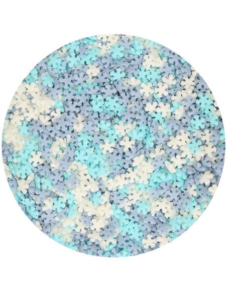 FC COPOS MINI NIEVE BLANCO Y AZULES 50 GR