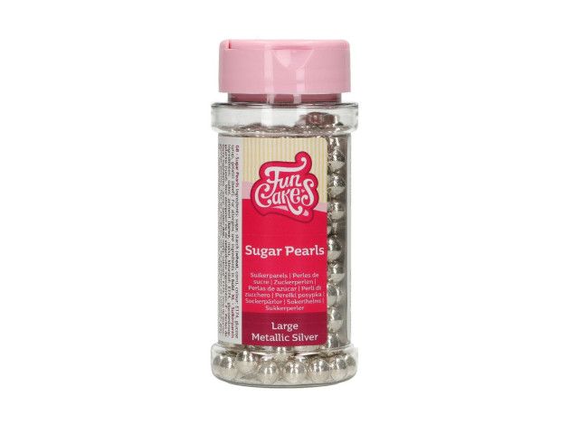 FC PERLAS AZUCAR PLATEADAS 8MM 80 GR