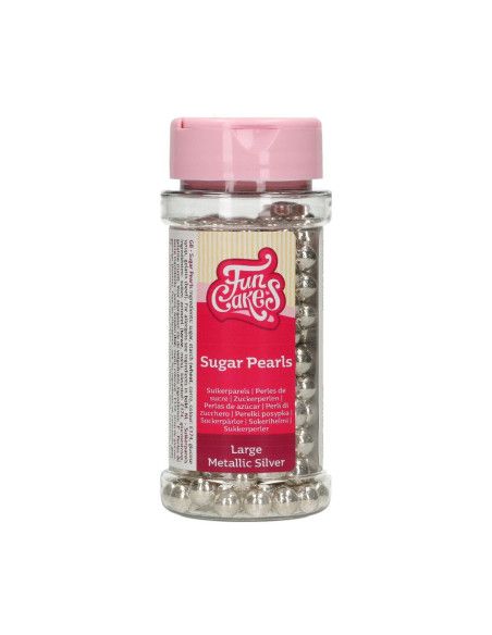 FC PERLAS AZUCAR PLATEADAS 8MM 80 GR