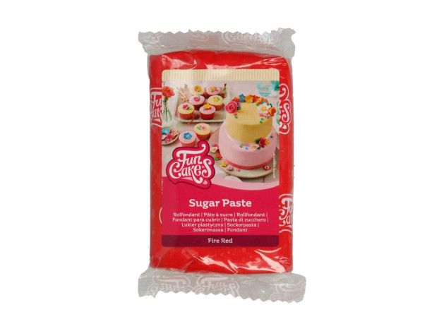 FC FONDANT ROJO FUEGO 250 GR