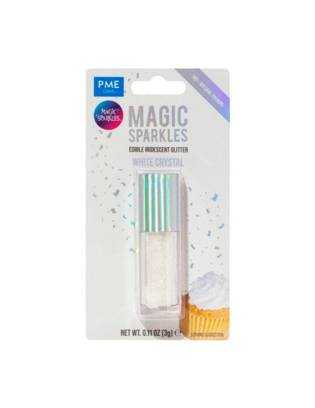 PME COPOS DE PURPURINA MAGIC SPARKLES BLANCO 3 G
