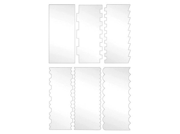 SK SET 6 SCRAPERS ALTOS ACRILIC