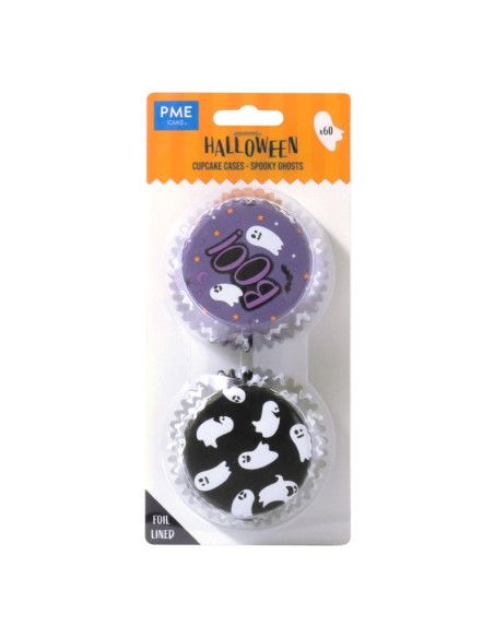 PME CAPSULAS FANTASMAS ESPELUZNANTES HALLOWEEN, FORRADAS EN ALUMINIO 60 UN