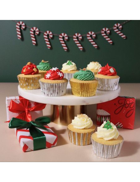 PME SET CAPSULAS FIESTAS NAVIDEÑAS, FORRADAS EN ALUMINIO 100 UN