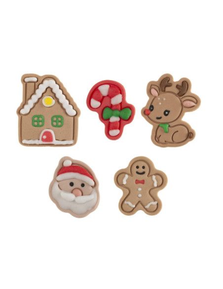 SURTIDO DE FIGURAS DE AZUCAR, NAVIDAD 5 UN