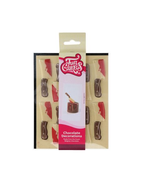 FUNCAKES CUCHILLO SANGRIENTO DE CHOCOLATE HALLOWEEN