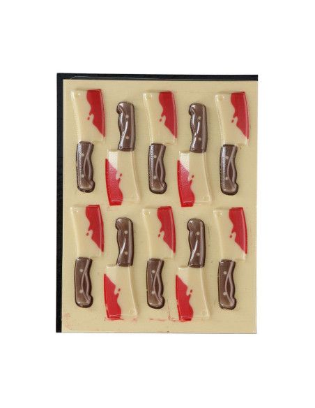 FUNCAKES CUCHILLO SANGRIENTO DE CHOCOLATE HALLOWEEN
