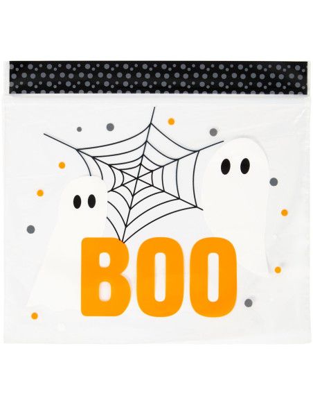 WILTON BOLSAS HERMETICAS HALLOWEEN BOO 20 UN