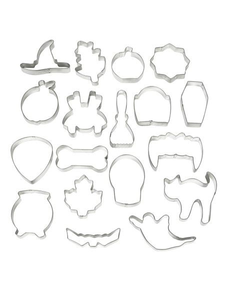 WILTON SET CORTADORES METALICOS HALLOWEEN 18U