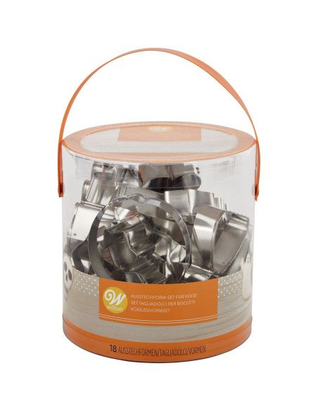 WILTON SET CORTADORES METALICOS HALLOWEEN 18U
