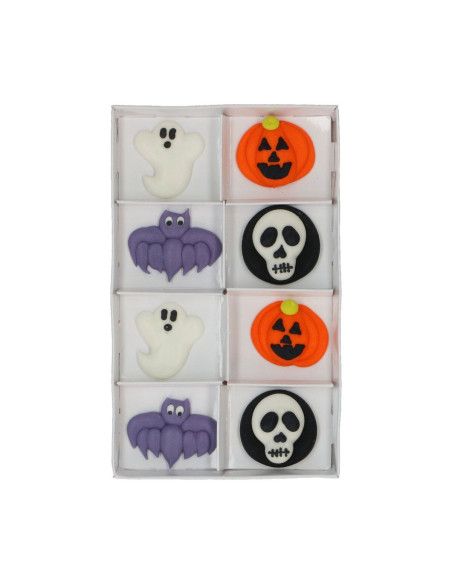 WILTON SURTIDO DECORACION AZUCAR HALLOWEEN 8 UD