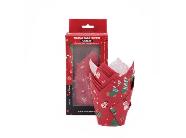 AZ CAPSULA TULIPA ROJO NAVIDAD 50 UN