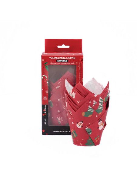 AZ CAPSULA TULIPA ROJO NAVIDAD 50 UN