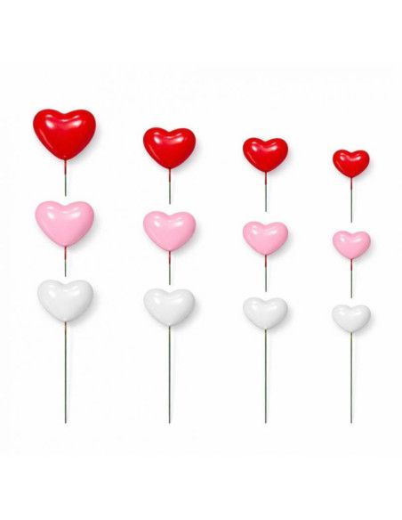 AZUCREN SET 30 CORAZONES DECORATIVOS