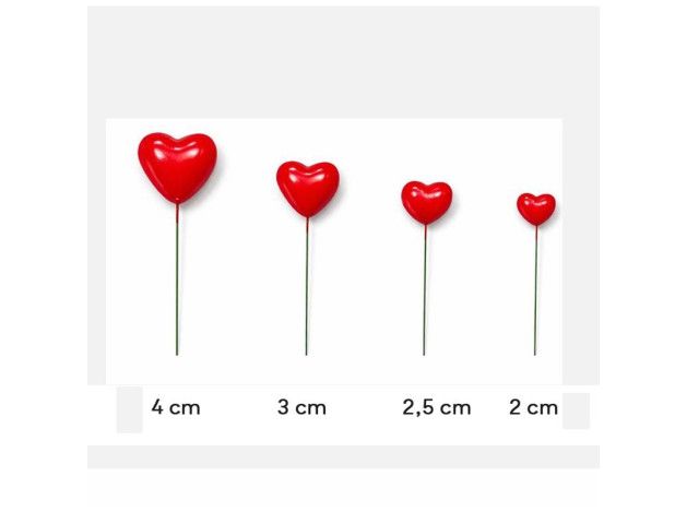 AZUCREN SET 20 CORAZONES DECORATIVOS...