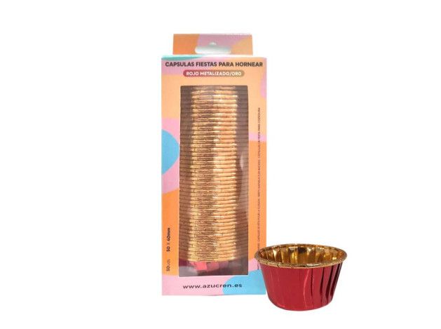 AZUCREN CAPSULA RIGIDA ROJO-ORO 50 UN