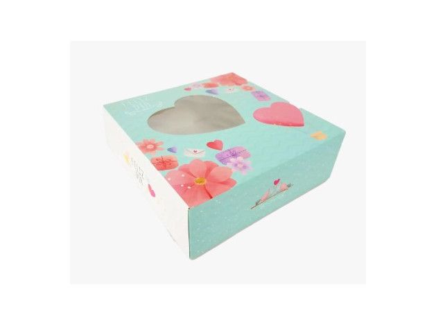 CAJA SAN VALENTIN ENAMORADOS 23x23x8
