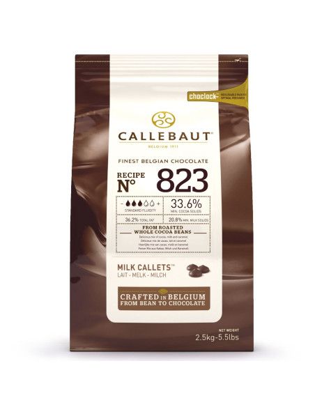 CALLEBAUT CALLETS MILK - CHOCOLATE CON LECHE 33.6%, VENTA AL PESO