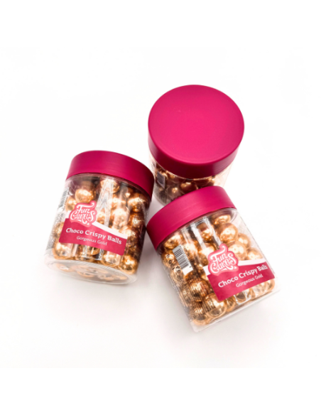 FC PERLAS BOLAS DE CHOCOLATE DORADAS 130G