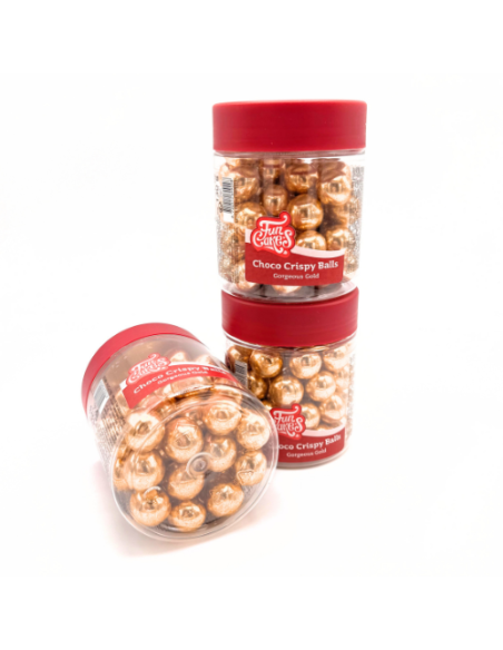 FC PERLAS BOLAS DE CHOCOLATE DORADAS 130G