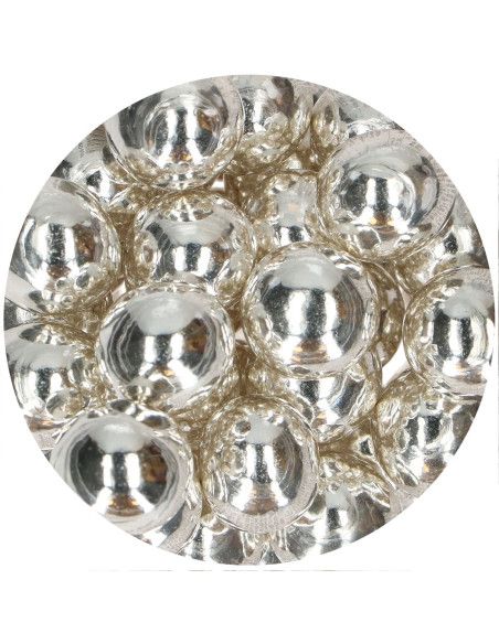FC PERLAS BOLAS DE CHOCOLATE PLATEADAS 130G