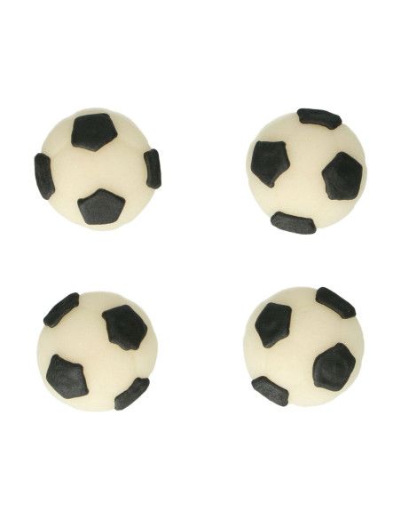 FC DECORACIONES DE AZUCAR BALON DE FUTBOL SET 8 UN