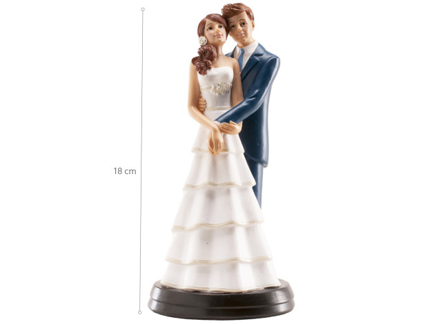 DEKORA PAREJA DE BODA MANOS ARRIBA