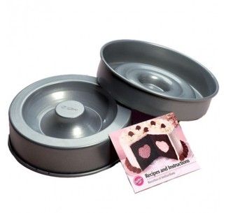 WILTON SET MOLDE RELLENO CORAZON