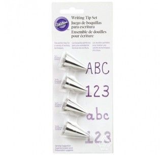 WILTON BOQUILLA ESCRITURA SET 4 UN