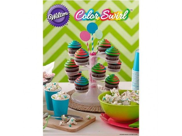 WILTON SET DECORACION COLORSWIRL ADAPTADOR TRICOLOR 9 PIEZAS