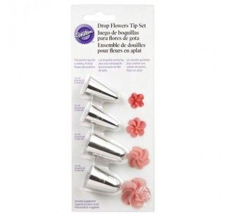 WILTON BOQUILLAS FLORES SET 4 UN 2