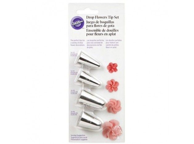 WILTON BOQUILLAS FLORES SET 4 UN