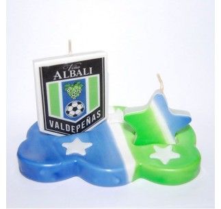 VELA FUTBOL SALA VALDEPEÑAS HANDMADE