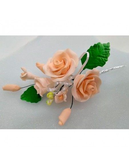 BOUQUET DE ROSAS SALMON