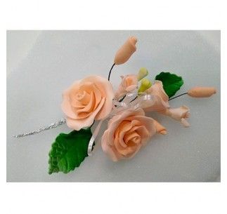 BOUQUET DE ROSAS SALMON 2