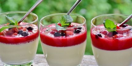 Semifrío de Yogur con Mermelada