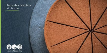Tarta de chocolate sin horno