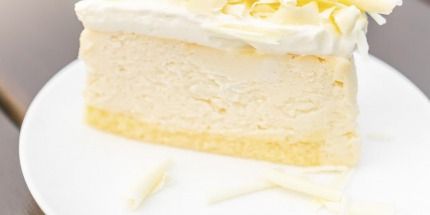 Cheesecake de chocolate blanco