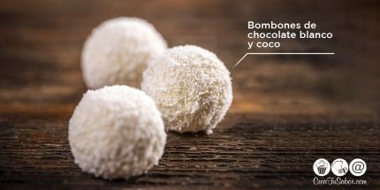 Bombones de Chocolate Blanco y Coco