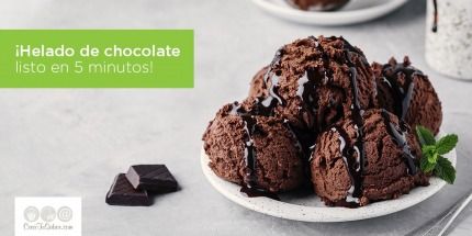 Helado de chocolate en 5 minutos