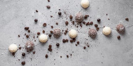 Receta de Trufas de Chocolate Blanco y Matcha