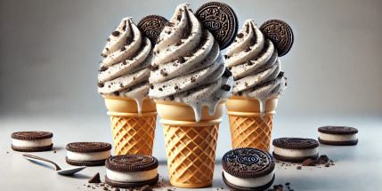 Receta de Helados de Oreo