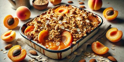 Receta de Crumble de Albaricoque y Almendra
