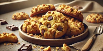 Receta de Crumble Cookies