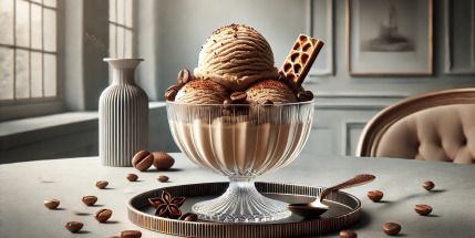 Receta de Helado de Café	