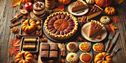 Delicias de gratitud: las tartas y dulces esenciales para un Acción de Gracias inolvidable