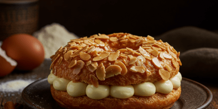 Pasta Choux – Paris Brest de turrón